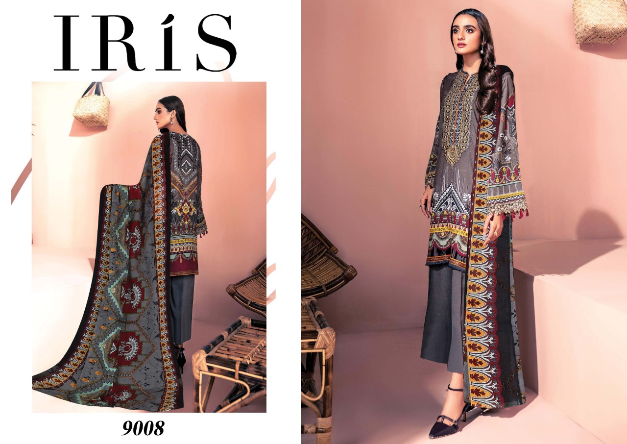 Iris Vol 9 Cotton Karachi Dress Materials Collection