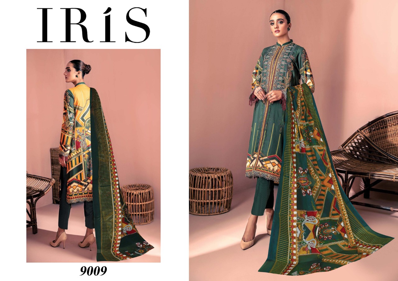 Iris Vol 9 Cotton Karachi Dress Materials Collection