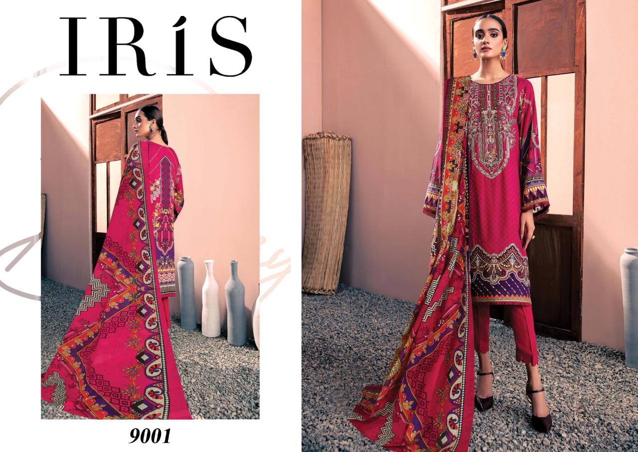 Iris Vol 9 Cotton Karachi Dress Materials Collection