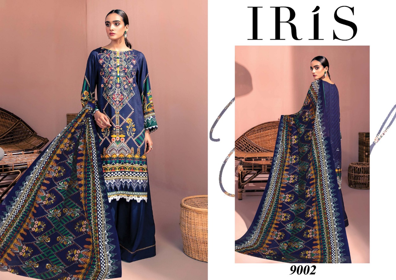 Iris Vol 9 Cotton Karachi Dress Materials Collection