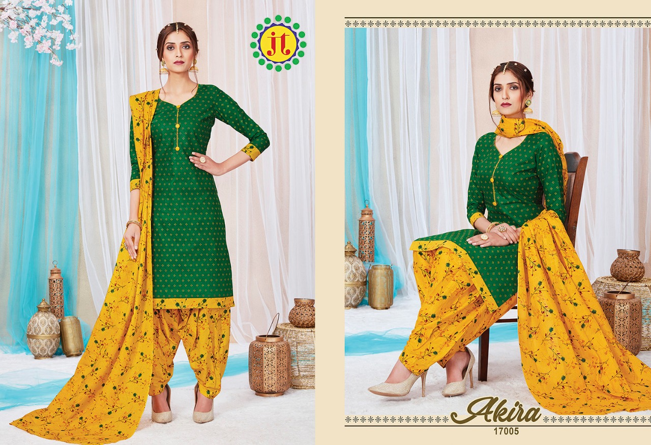 Jt Presents Akira Vol 17 Cotton Dress Materials Collection