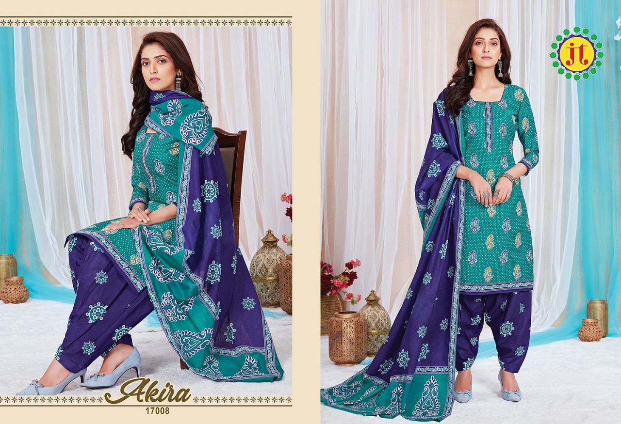 Jt Presents Akira Vol 17 Cotton Dress Materials Collection