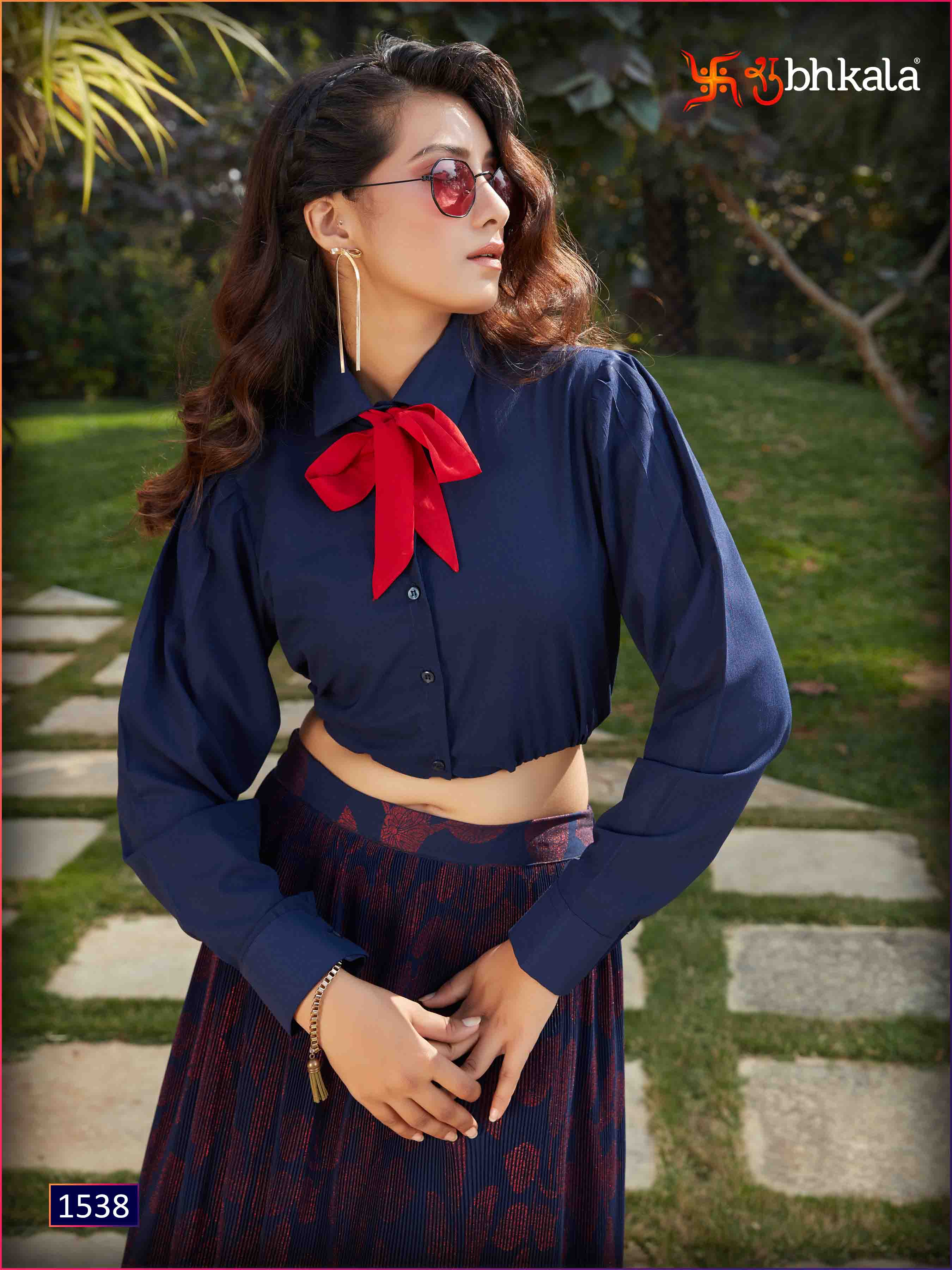 Kf Presents Frill And Flare  Vol 2 Exclusive Western Top With Bottom Collection