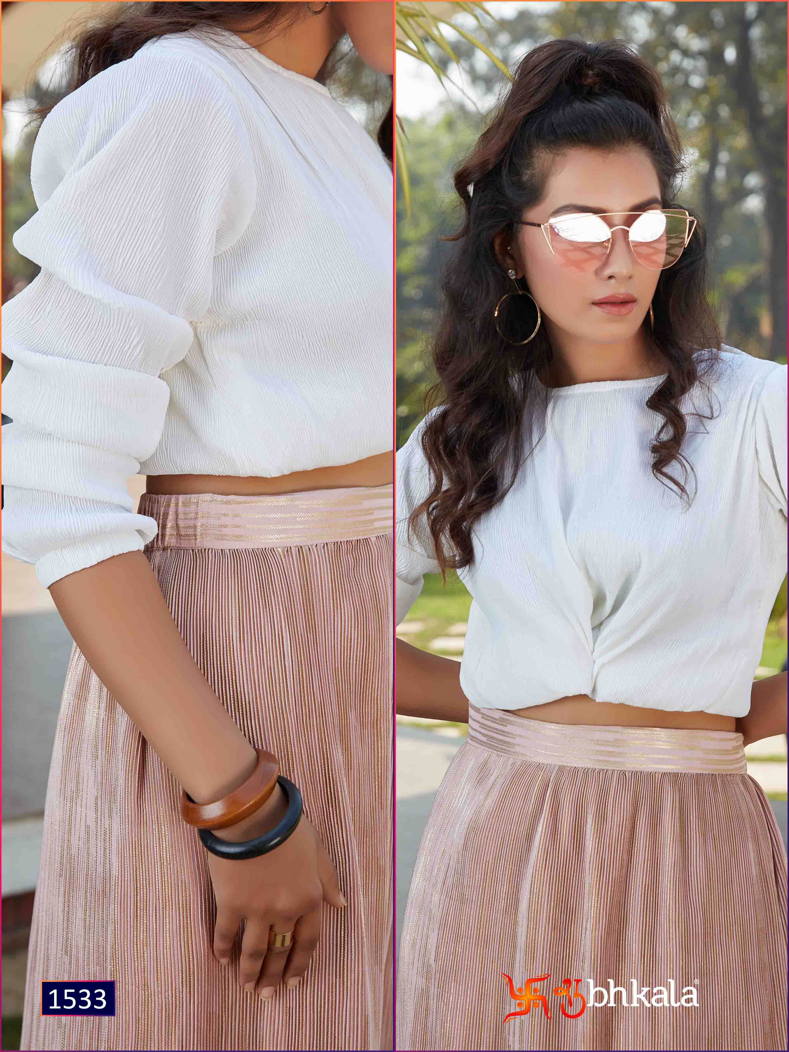 Kf Presents Frill And Flare  Vol 2 Exclusive Western Top With Bottom Collection