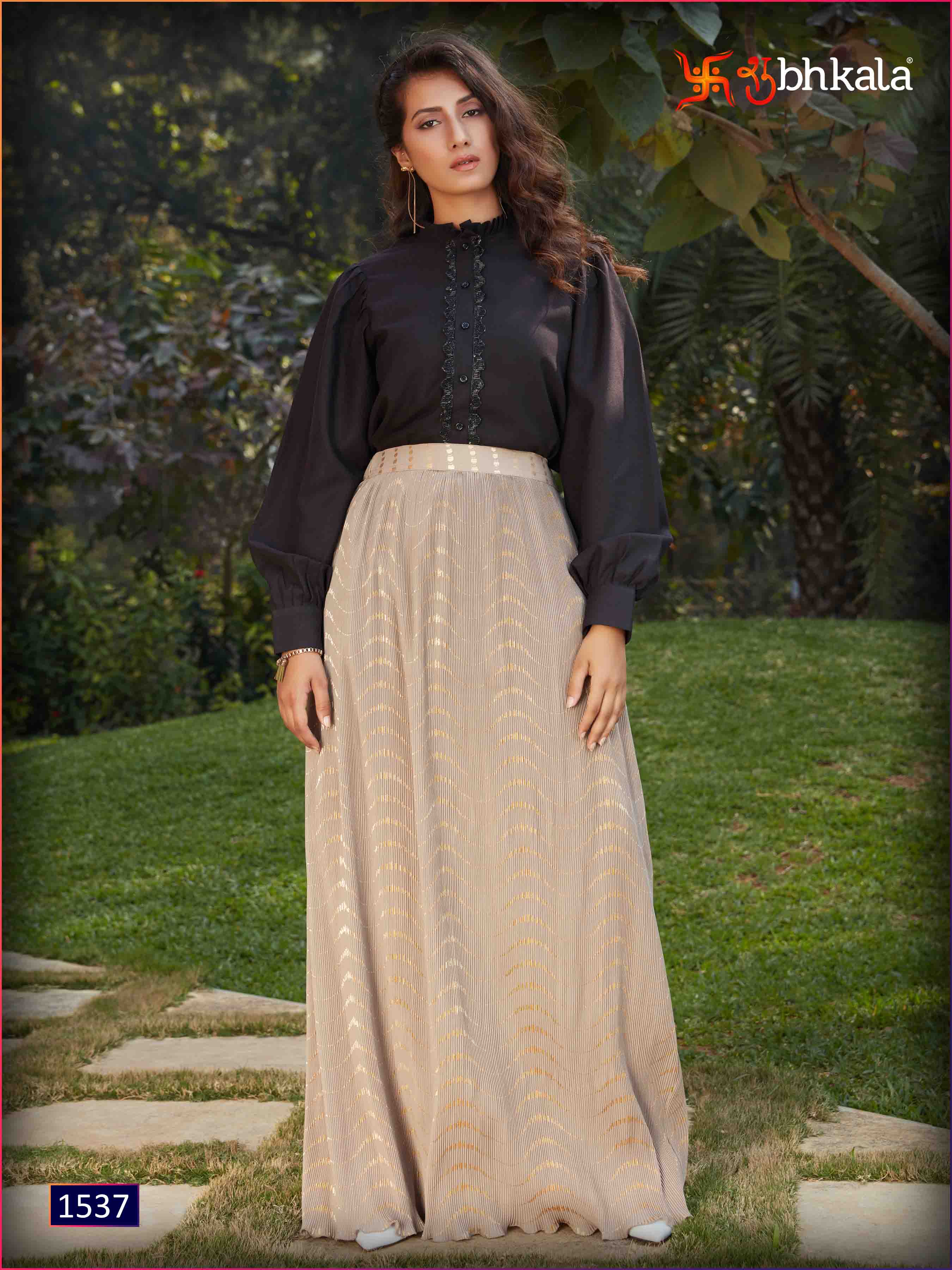 Kf Presents Frill And Flare  Vol 2 Exclusive Western Top With Bottom Collection