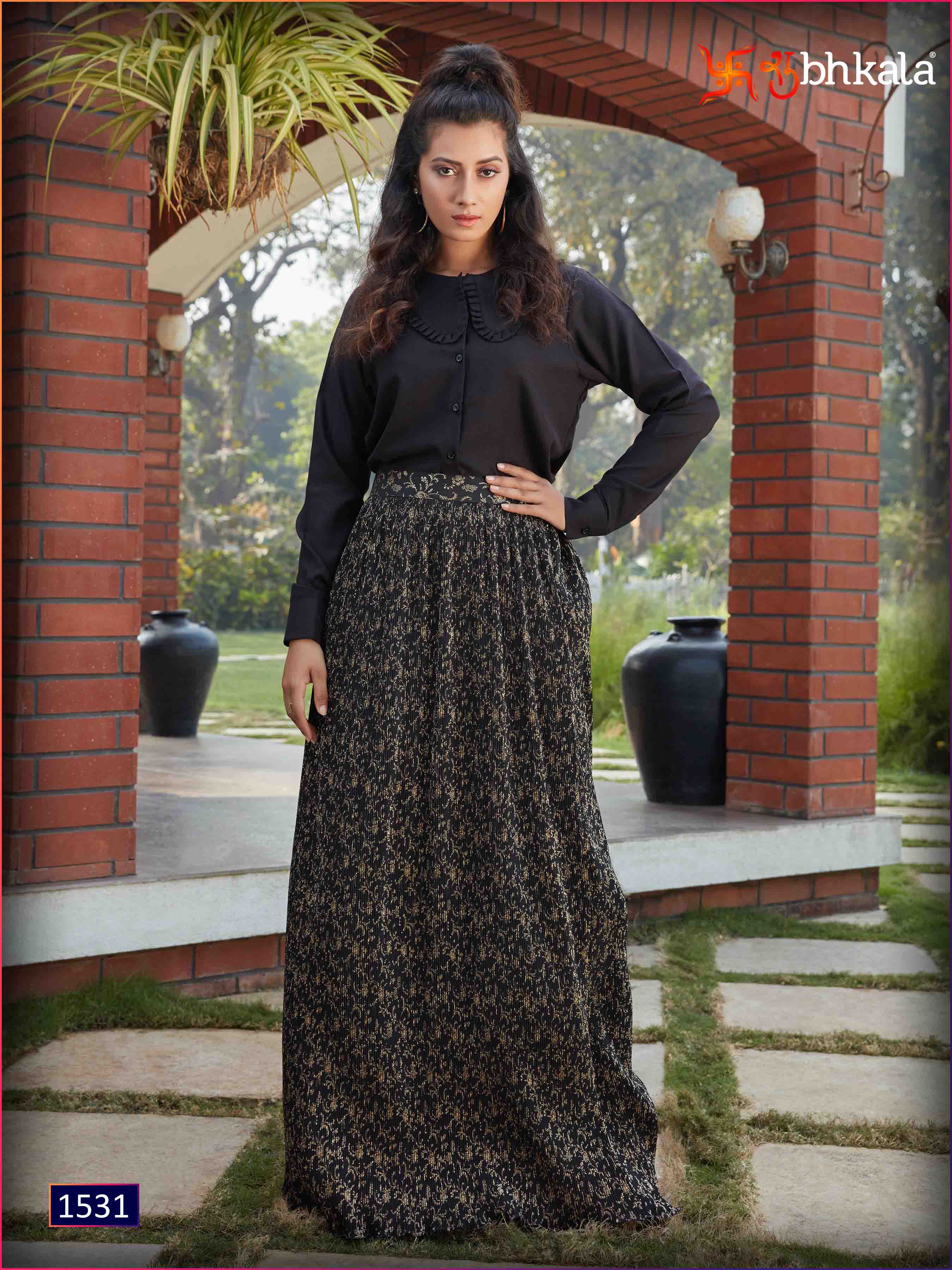 Kf Presents Frill And Flare  Vol 2 Exclusive Western Top With Bottom Collection