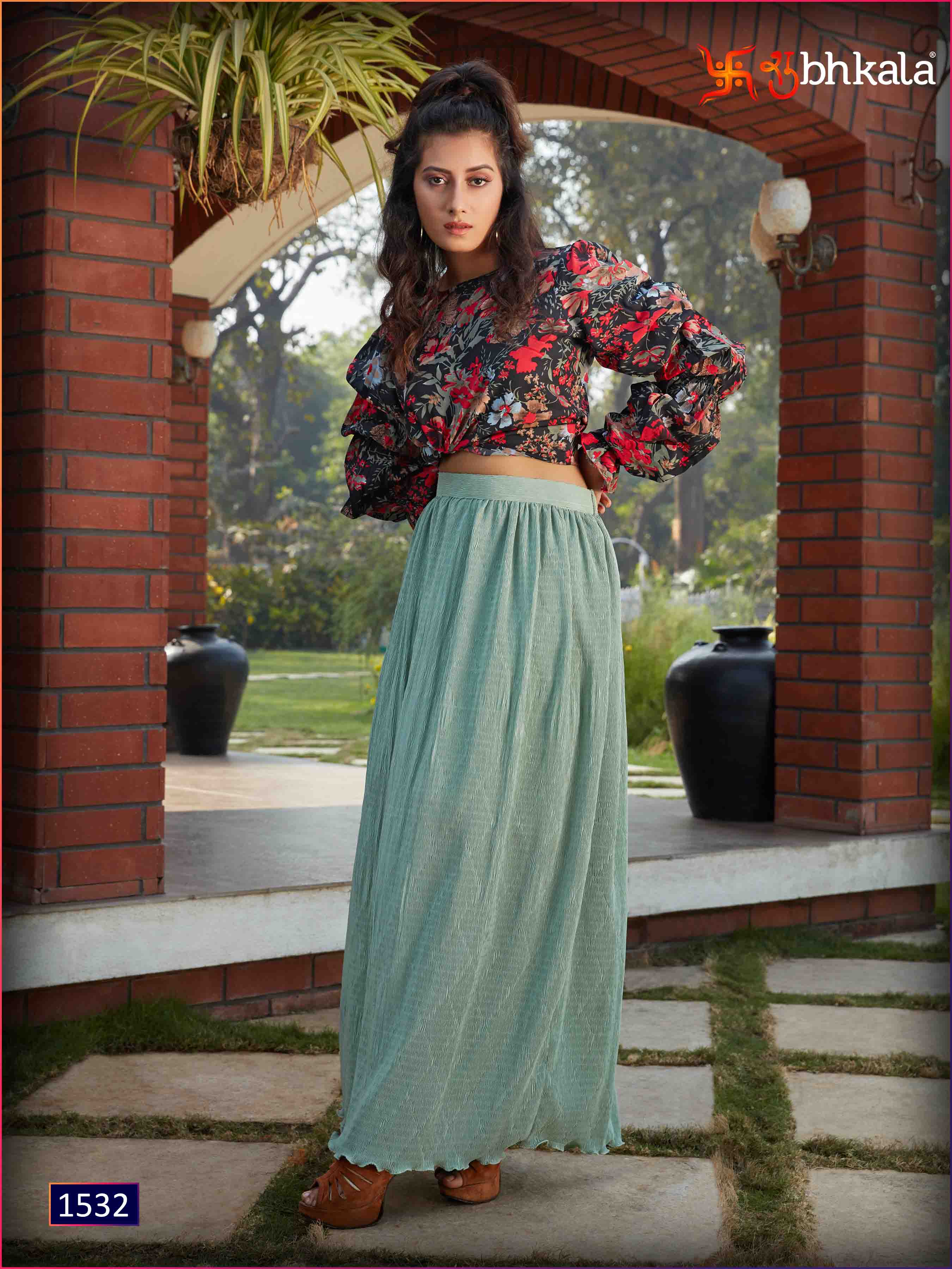 Kf Presents Frill And Flare  Vol 2 Exclusive Western Top With Bottom Collection