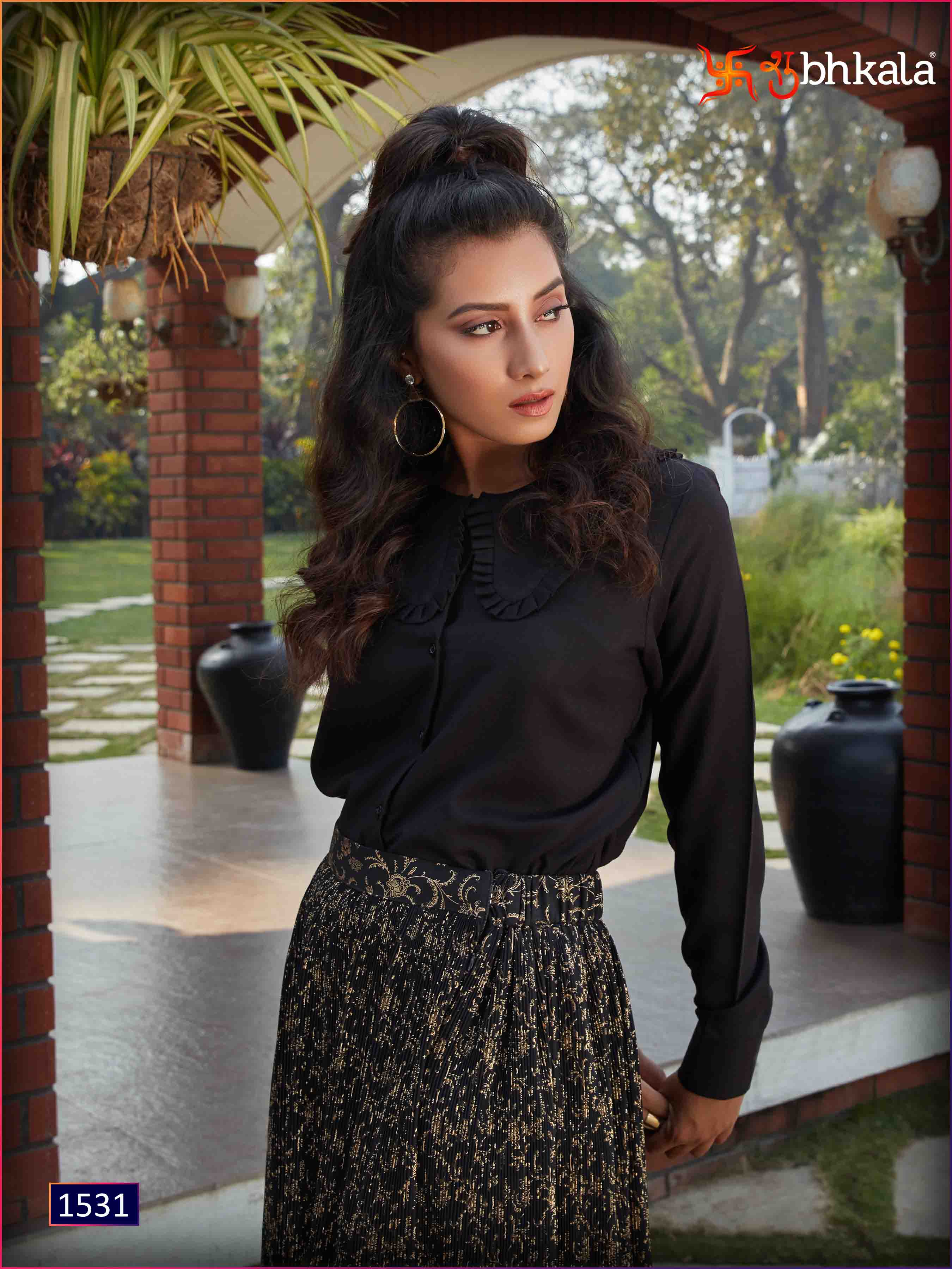 Kf Presents Frill And Flare  Vol 2 Exclusive Western Top With Bottom Collection