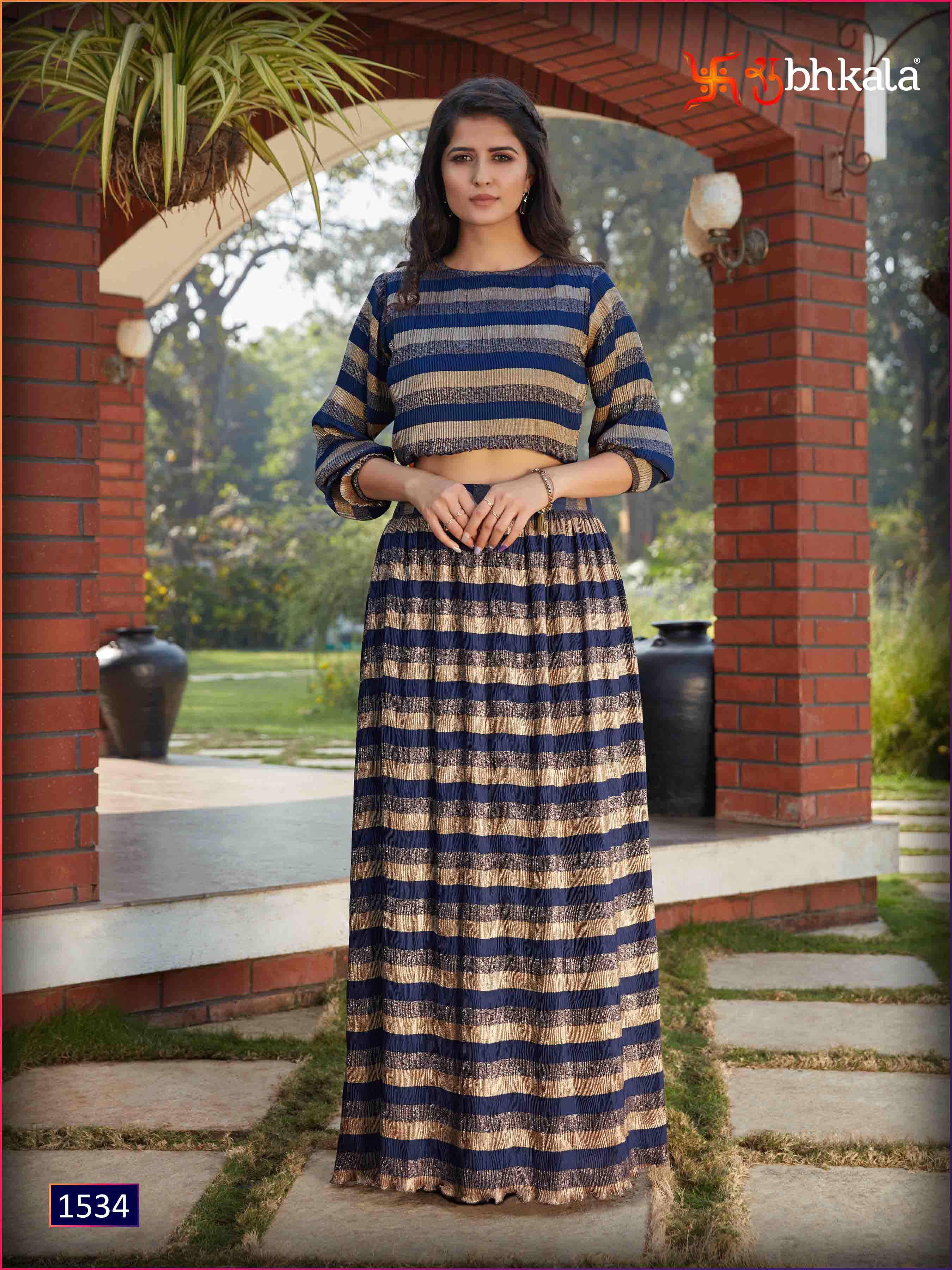 Kf Presents Frill And Flare  Vol 2 Exclusive Western Top With Bottom Collection