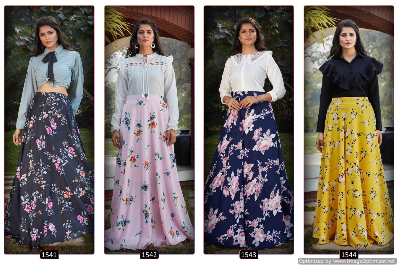 Kf Presents Frill And Flare  Vol  3 Exclusive Western Top With Bottom Collection
