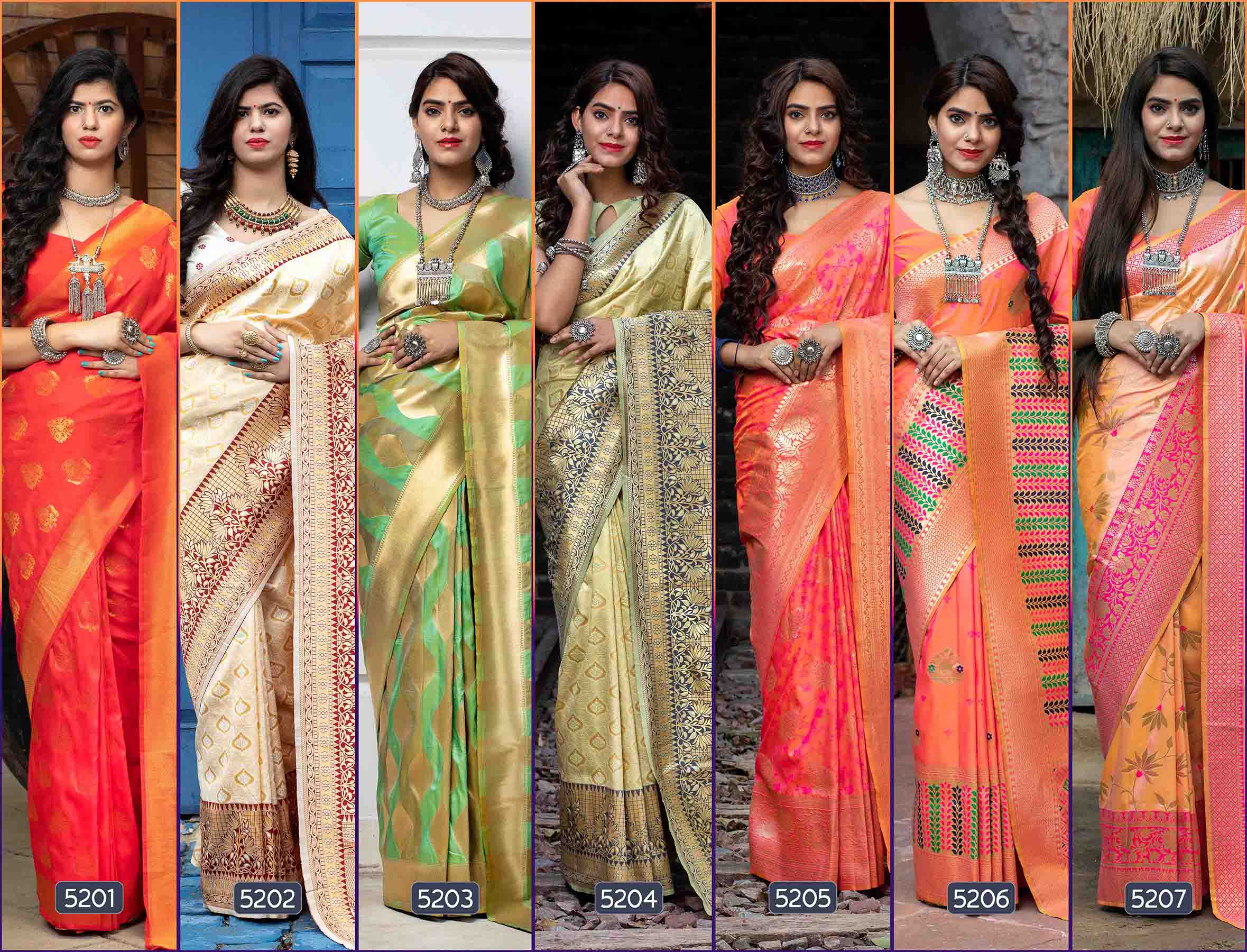 Kf Presents Maharani Vol 1 Festive Wear Sarees Collection