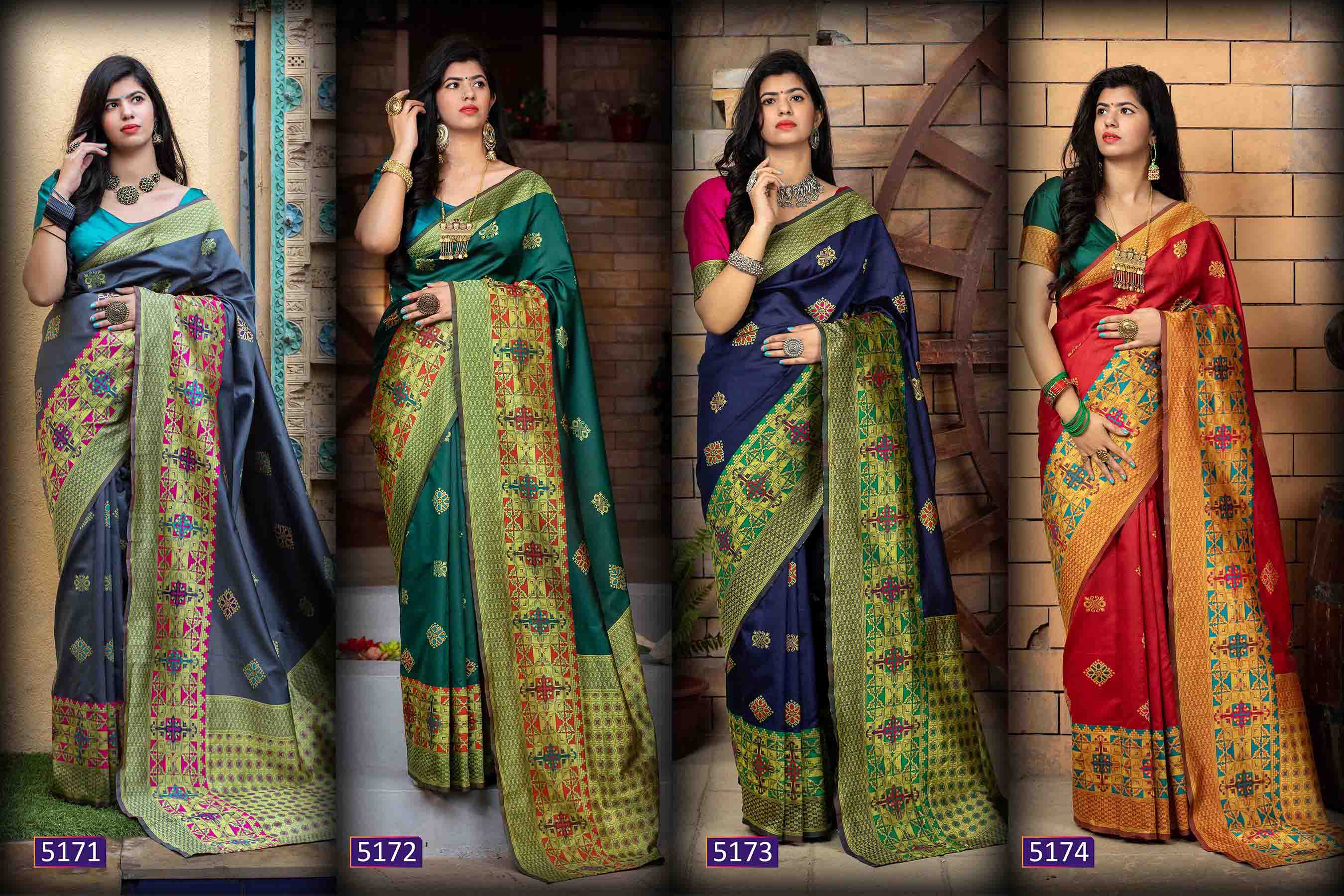 Kf Presents  Minakari Vol 1 Festive Wear Sarees Collection