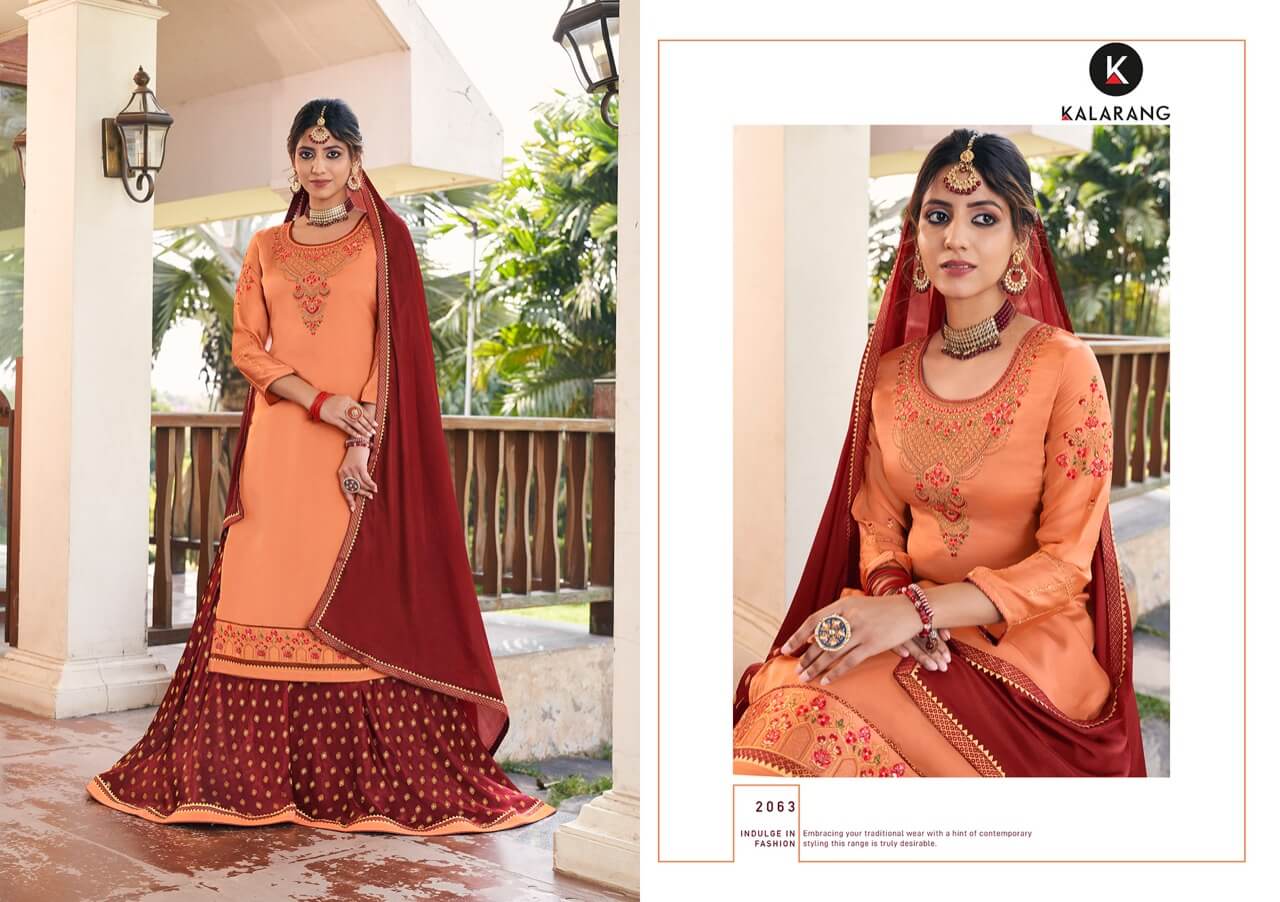 Kalarang  Presents Blueberry  Vol 3  Designer Salwar Suits Collection