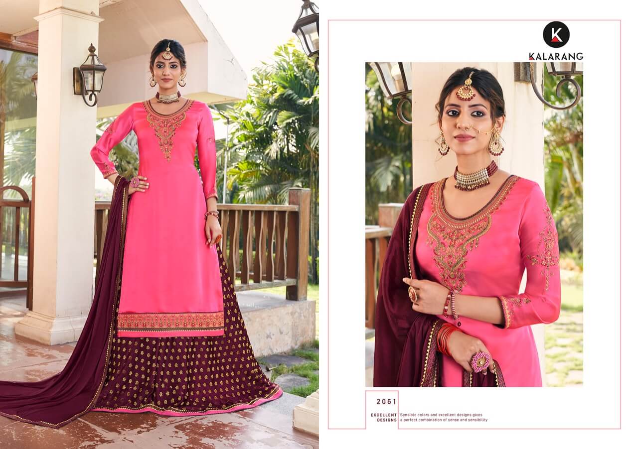 Kalarang  Presents Blueberry  Vol 3  Designer Salwar Suits Collection