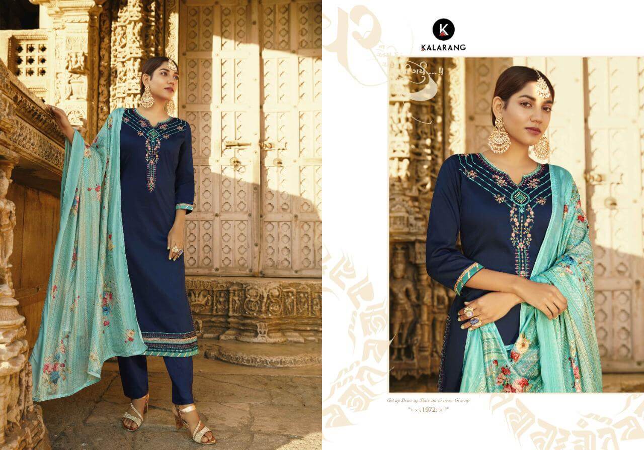 Kalarang  Presents Kanika Designer  Dress Material