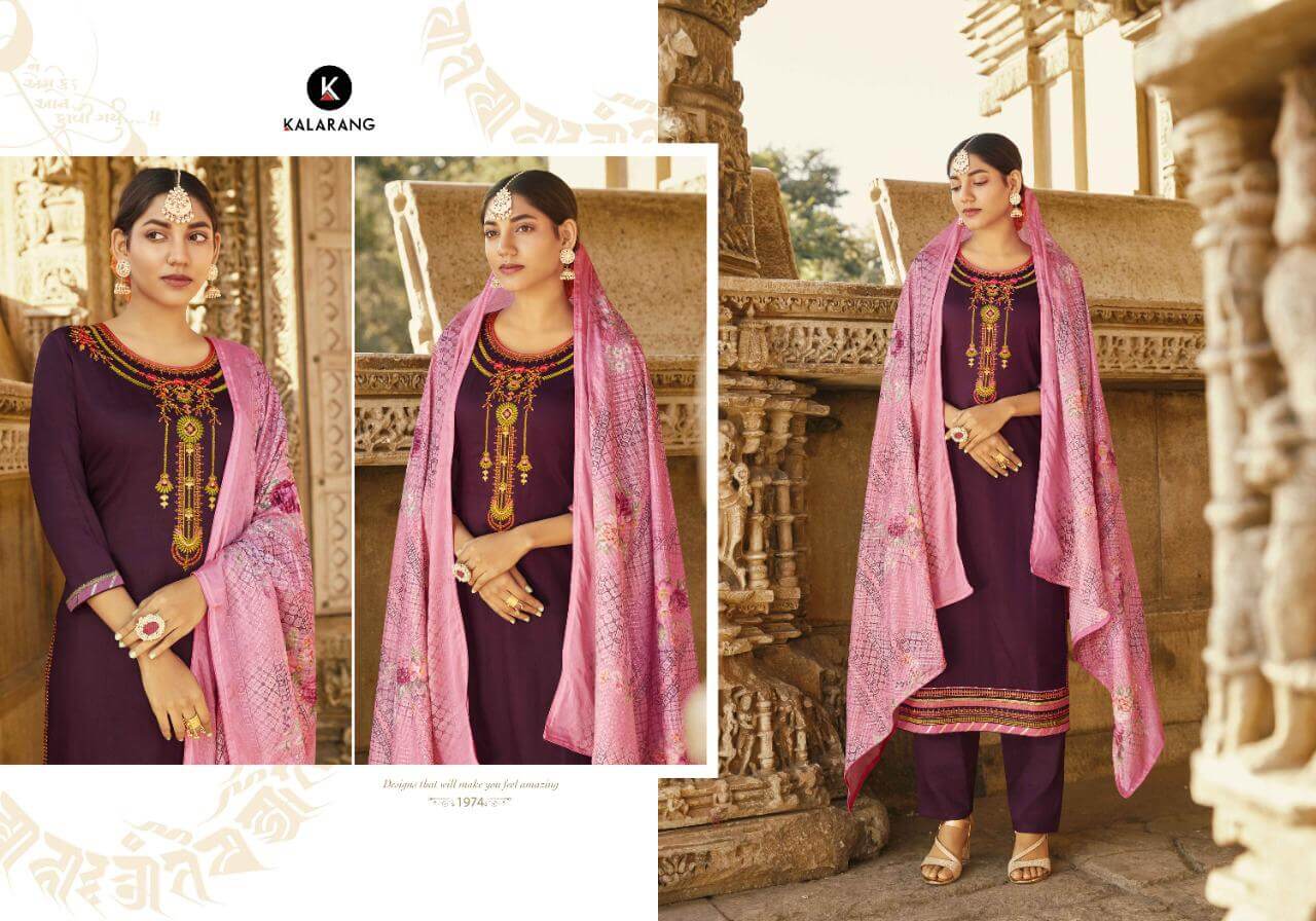 Kalarang  Presents Kanika Designer  Dress Material