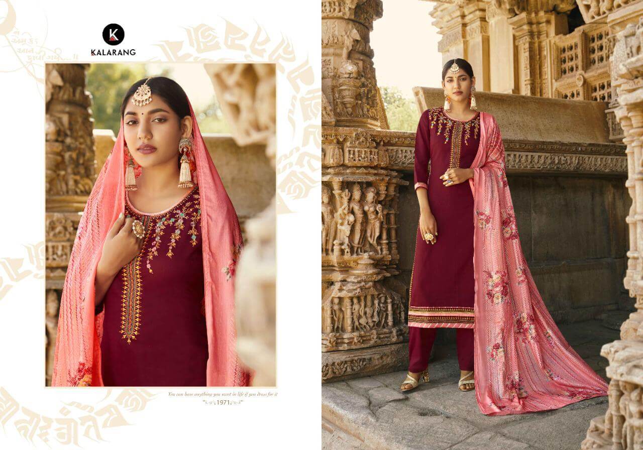 Kalarang  Presents Kanika Designer  Dress Material
