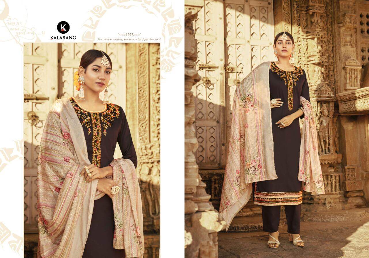 Kalarang  Presents Kanika Designer  Dress Material