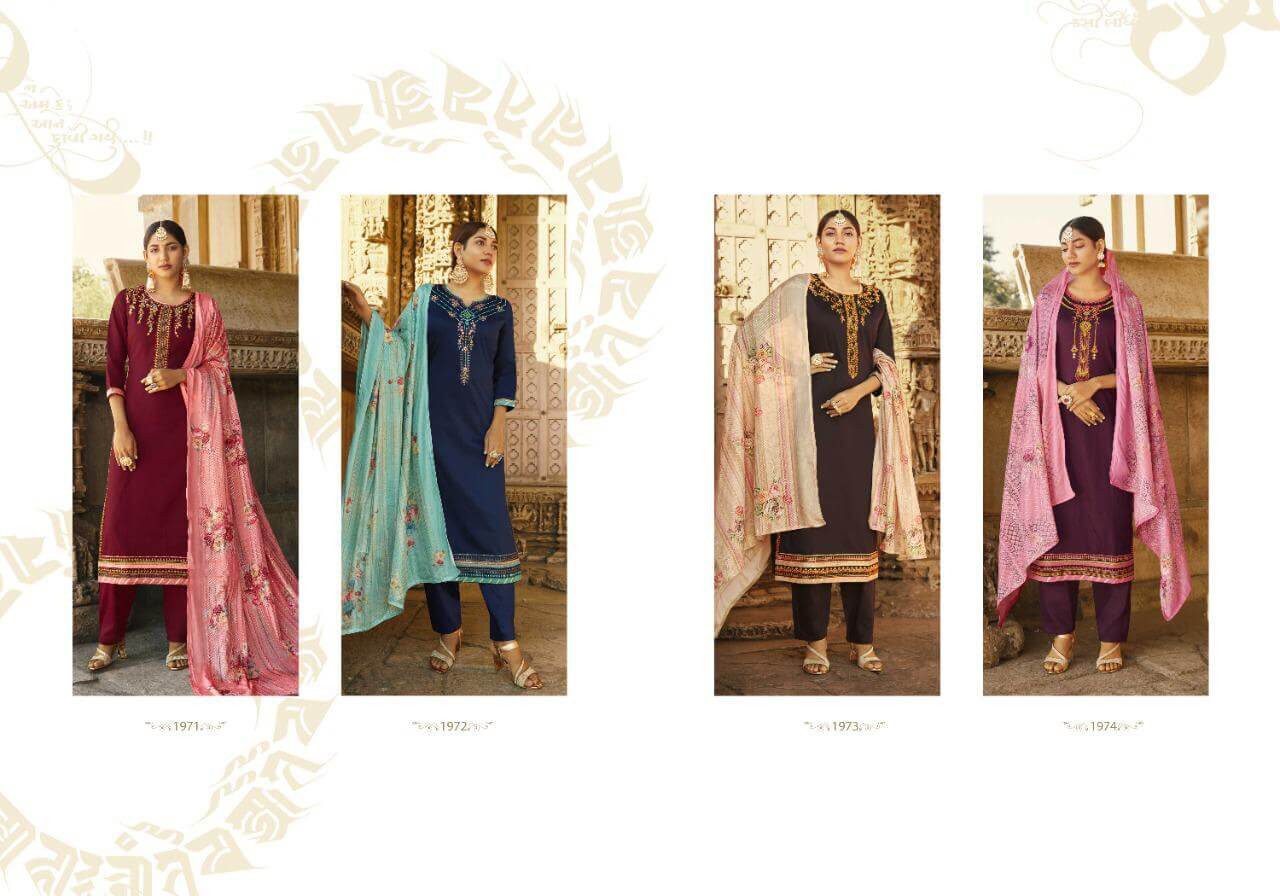 Kalarang  Presents Kanika Designer  Dress Material