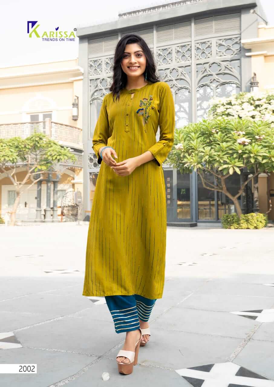 Karissa Presents Revati Designer Kurti  With Bottom