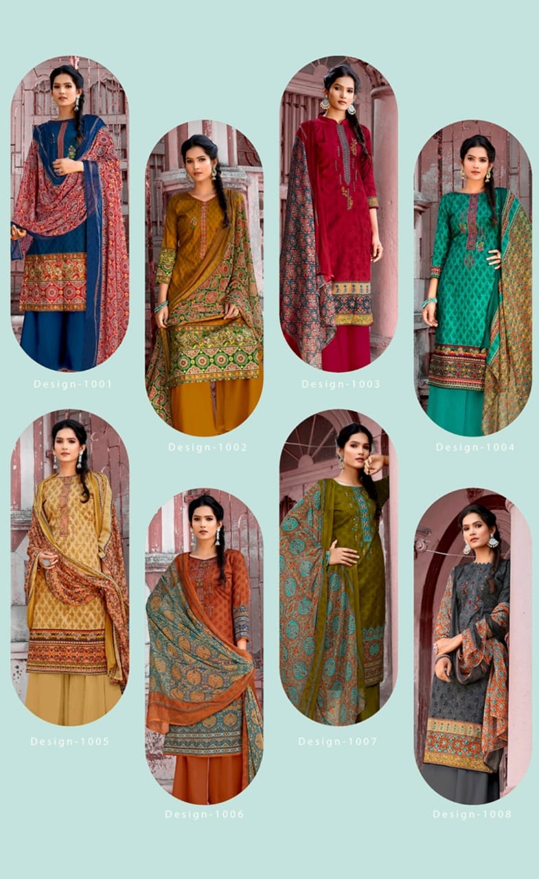 Kesariya Presents  Heer Digital Printed Cotton Dress Materials Collection