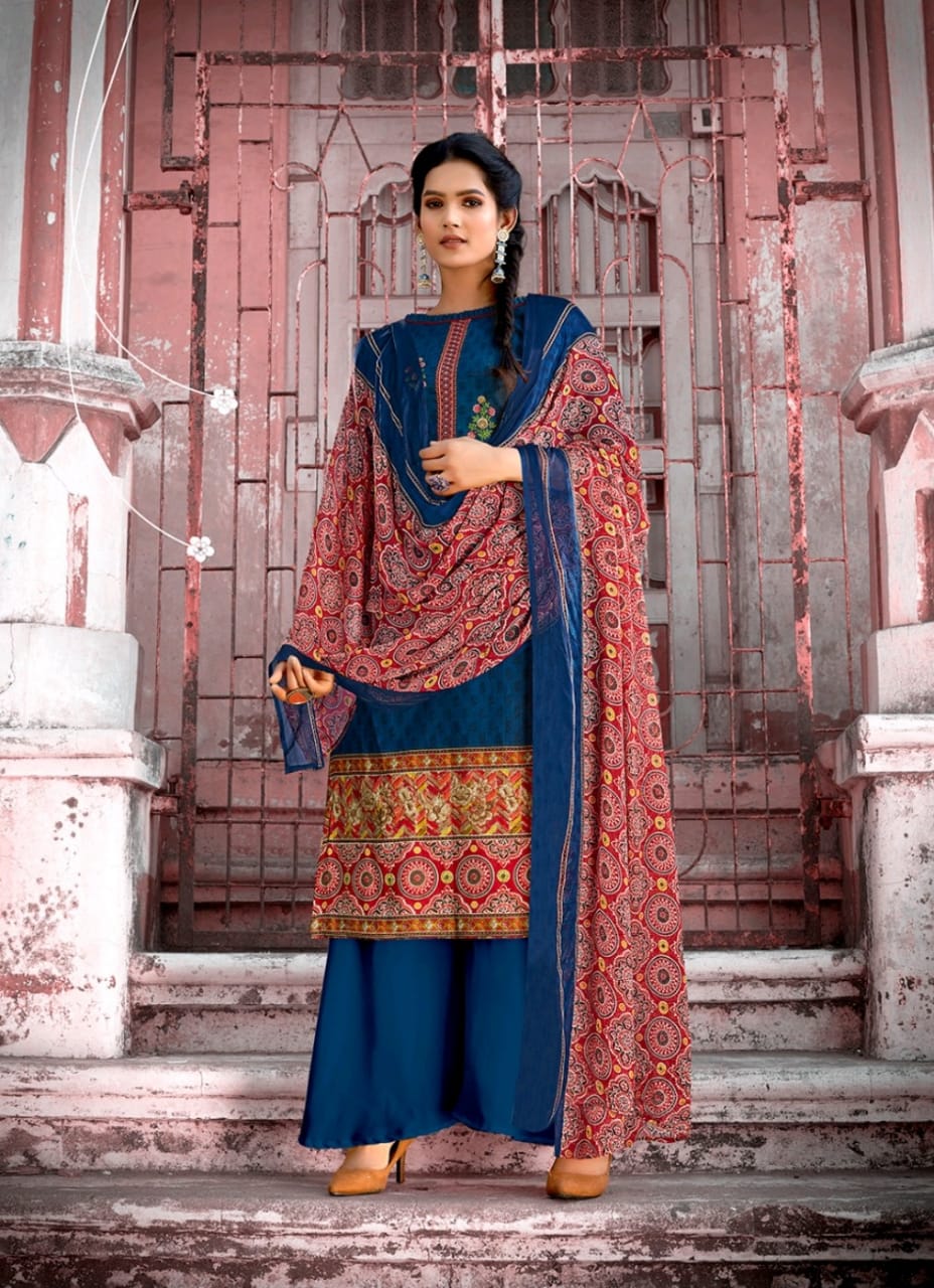 Kesariya Presents  Heer Digital Printed Cotton Dress Materials Collection