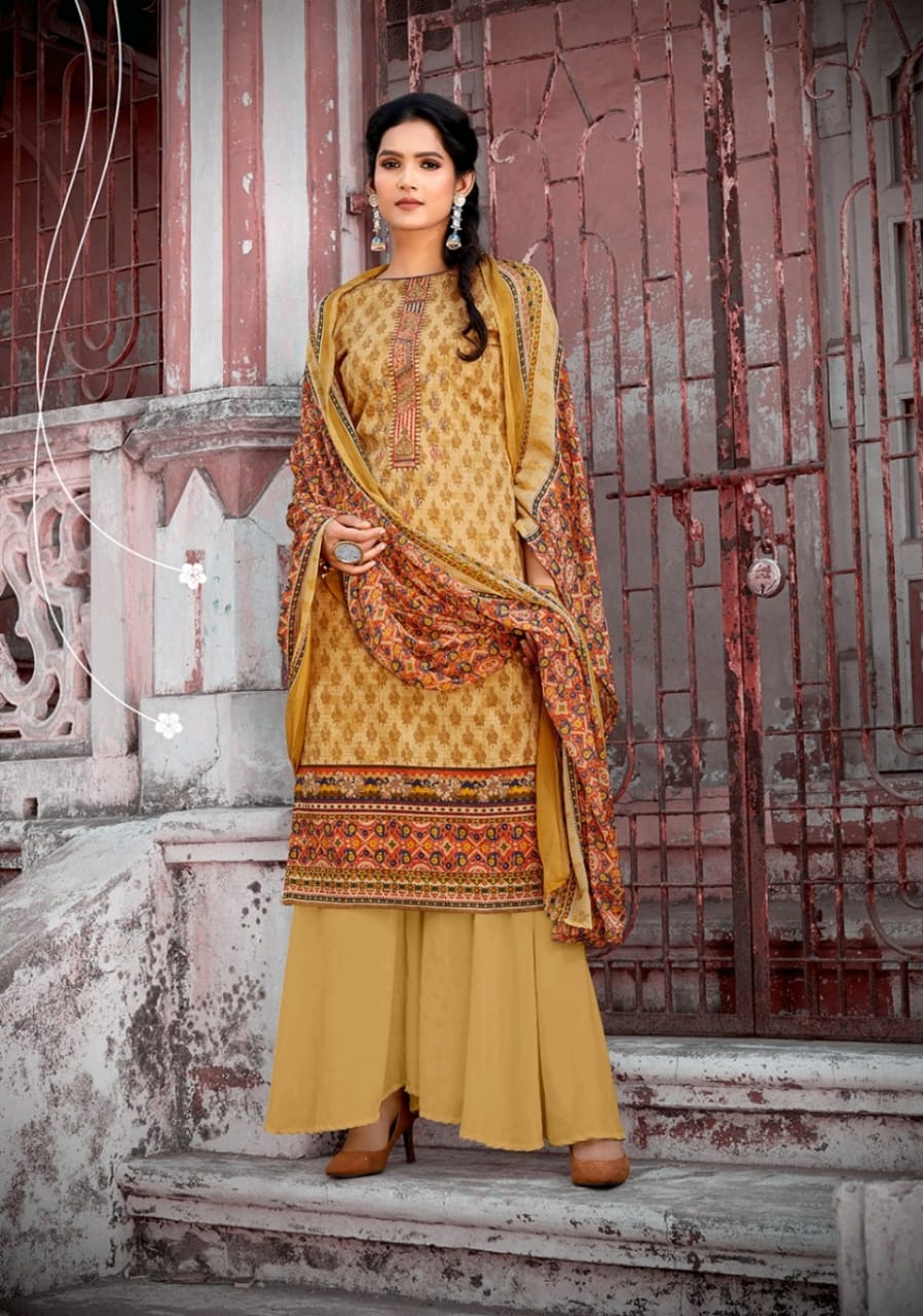 Kesariya Presents  Heer Digital Printed Cotton Dress Materials Collection