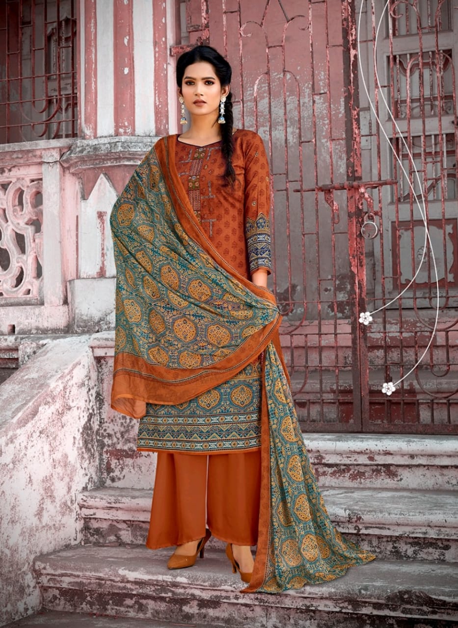 Kesariya Presents  Heer Digital Printed Cotton Dress Materials Collection
