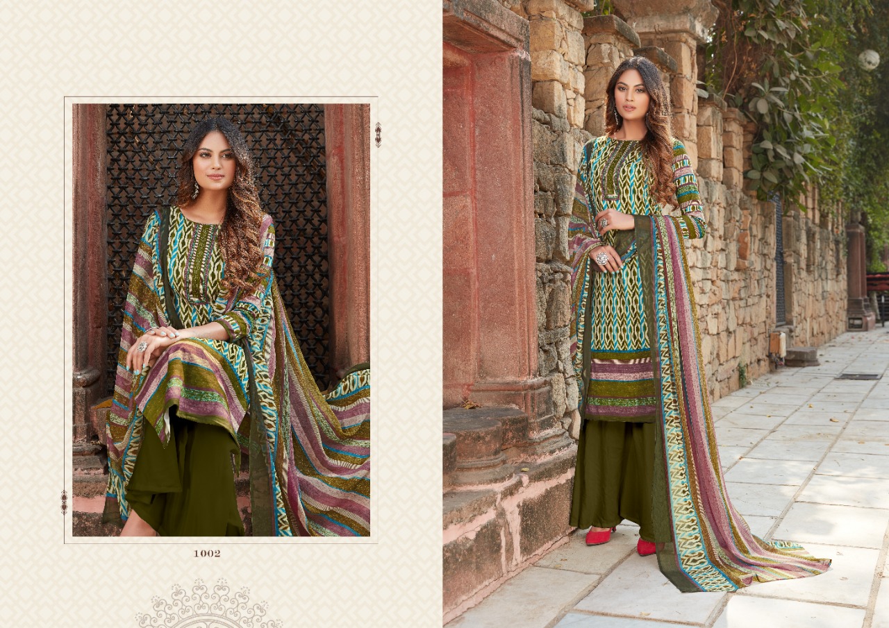 Kesariya Presents  Patola Digital Printed Designer Dress Material