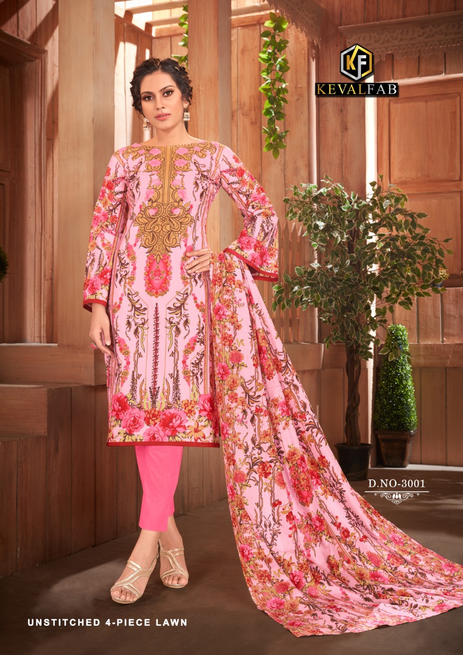 Keval Fab Presents  Sobia Nazir Luxury  Vol 3  Cotton Dress Materials
