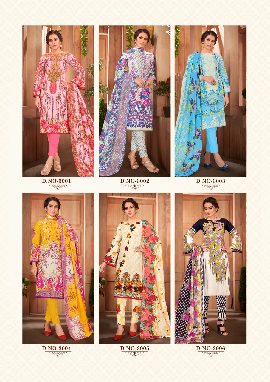 Keval Fab Presents  Sobia Nazir Luxury  Vol 3  Cotton Dress Materials