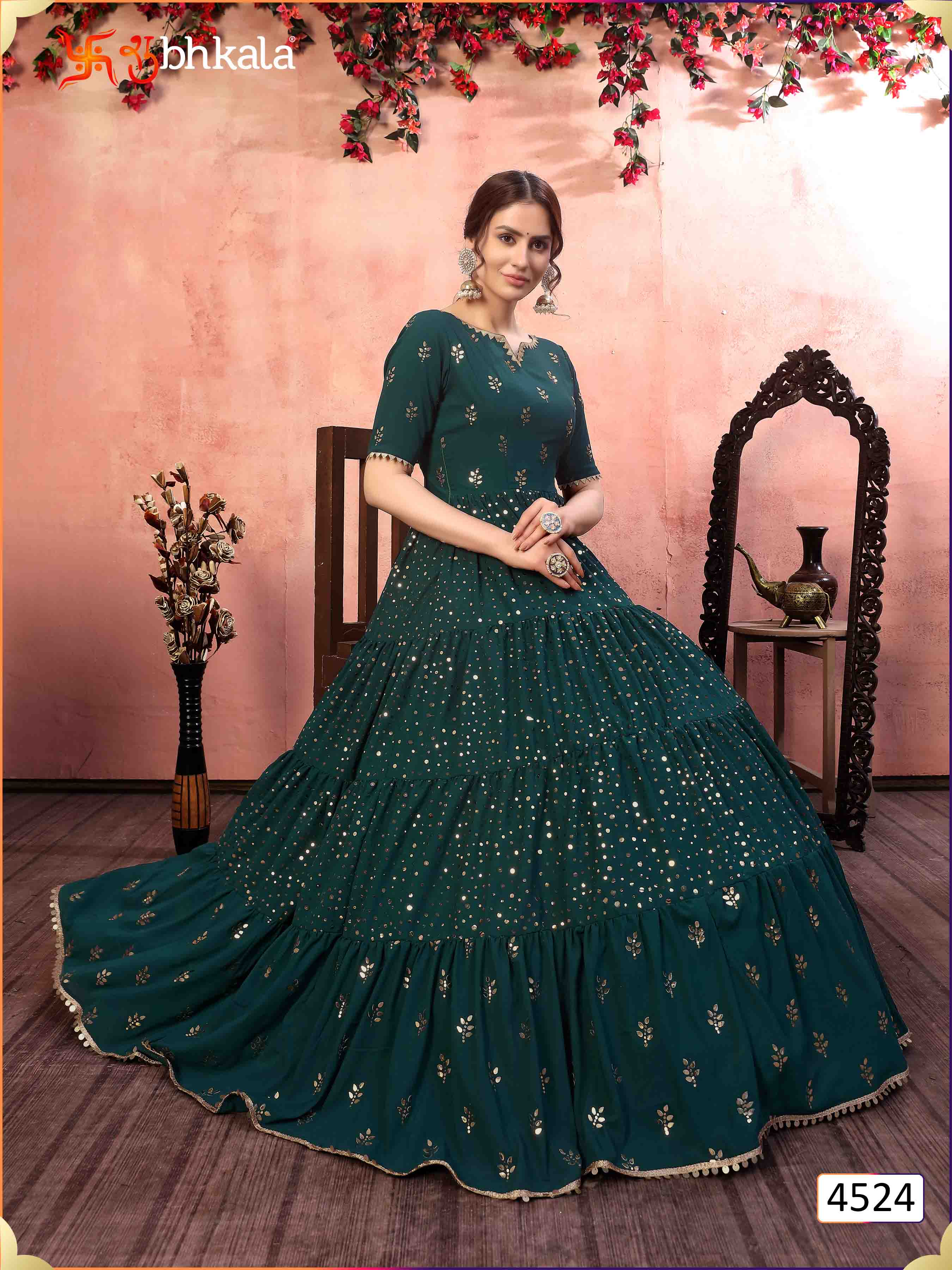 Kf  Presents Flory  Vol  12 Exclusive Designer Ladies Gown Collection