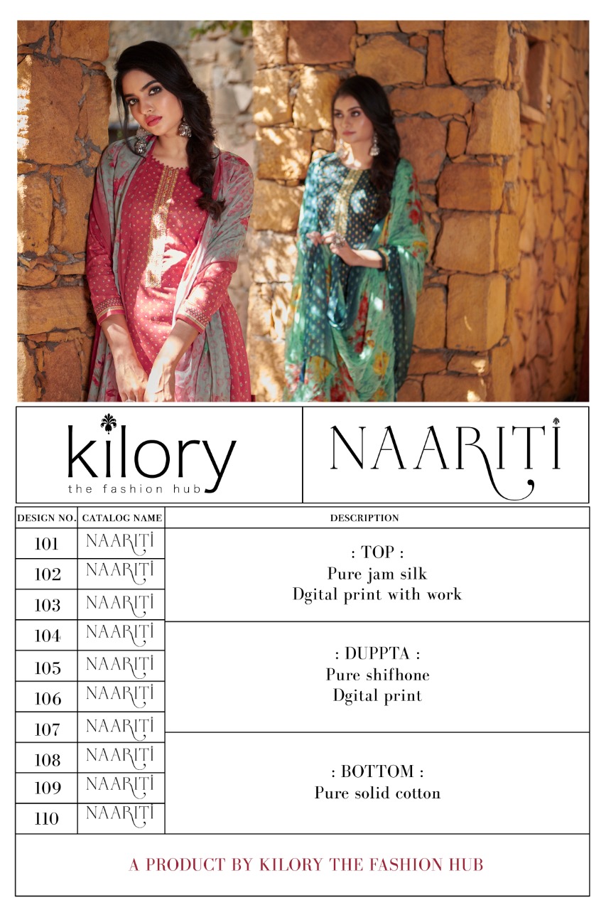 Kilory  Presents  Naariti  Designer Dress Material