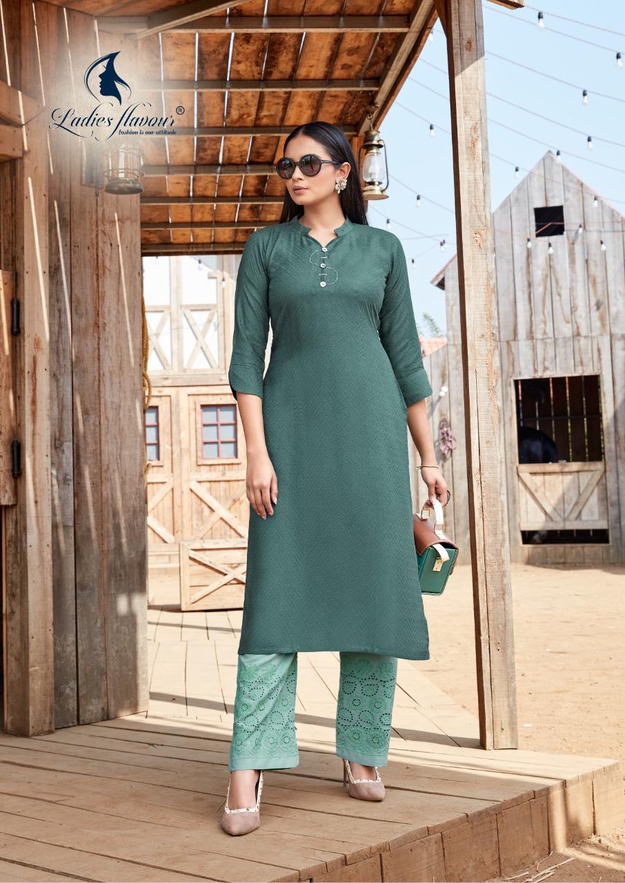 Ladies Flavour Presents  Shehnaz Vol 2 Designer Kurti With Bottom