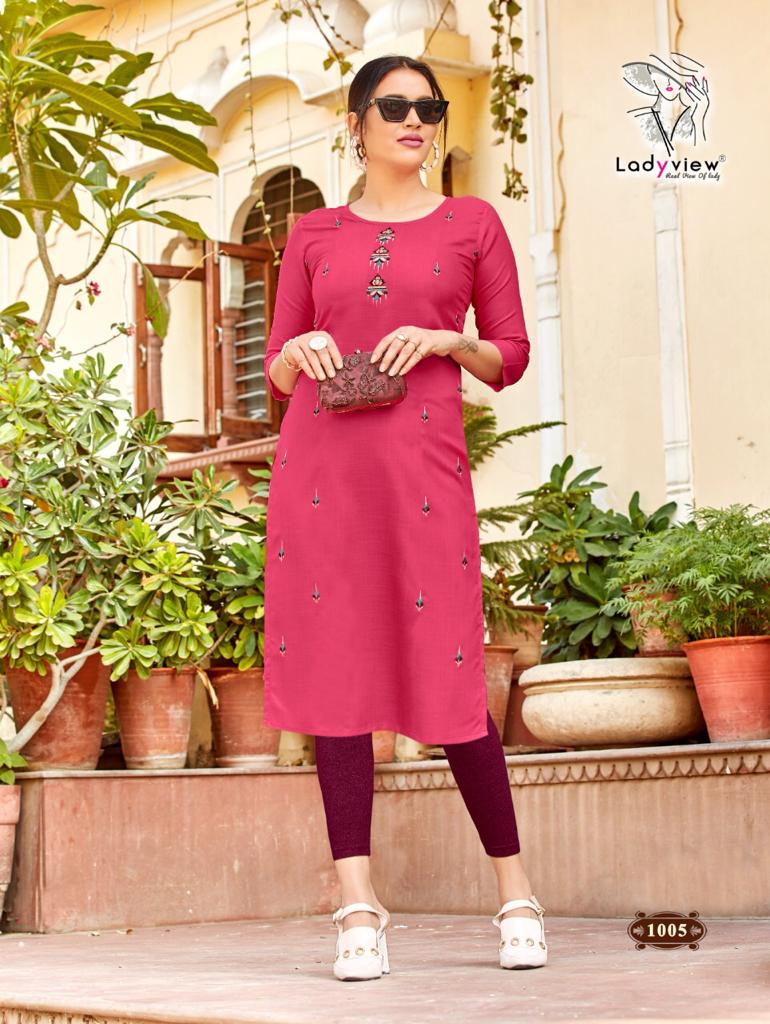 Lady View Has Launched  Kalp Vol 1 Casual Wear  Kurti Collection