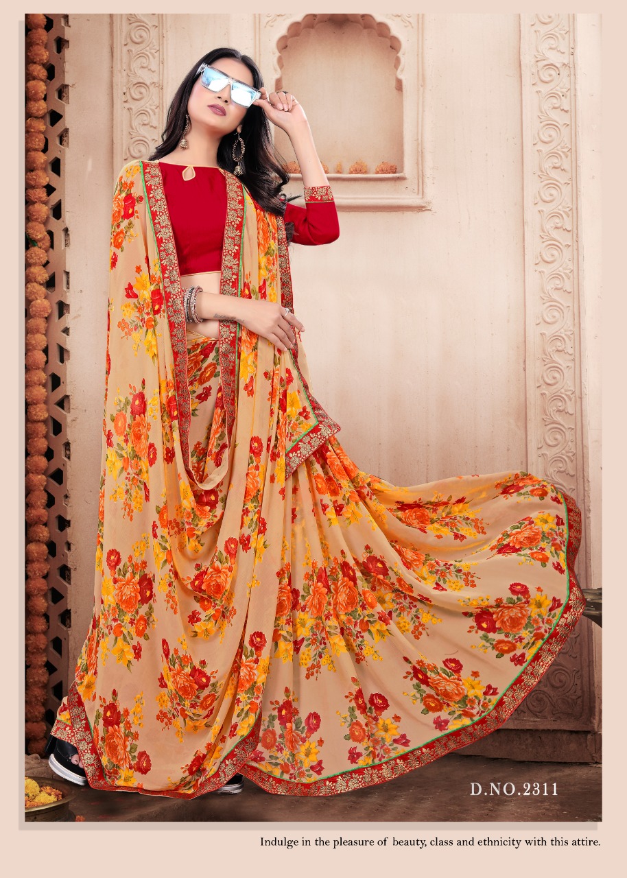 Fc Presenta Mahak  Casual Wear Saree Collection