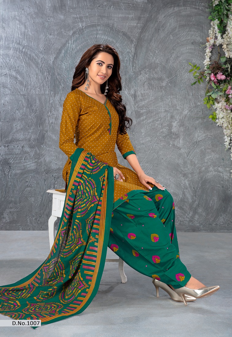 Meenaxi Lunching Sanskruti Patiyala  Vol 1 Designer Dress Material