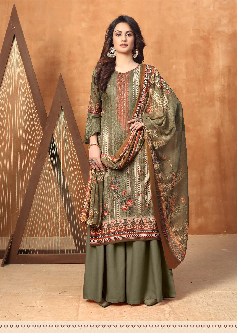 Kesariya  Presents  Noor Digital Printed Designer Dress Material Collection