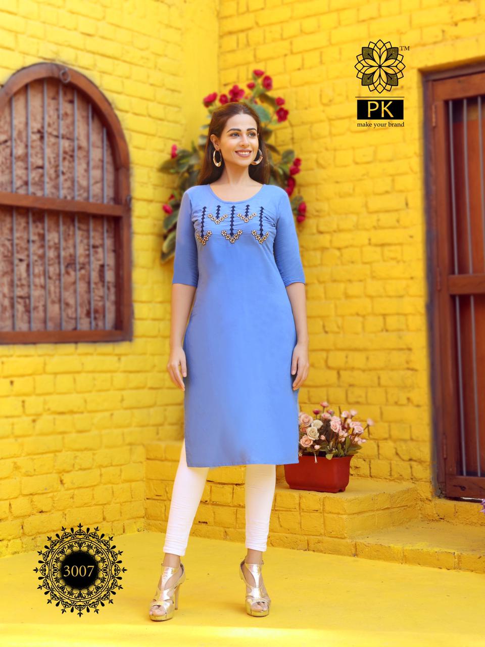 Pk Presents Fashion Rainbow Vol 3  Casual Wear   Kurti Collection