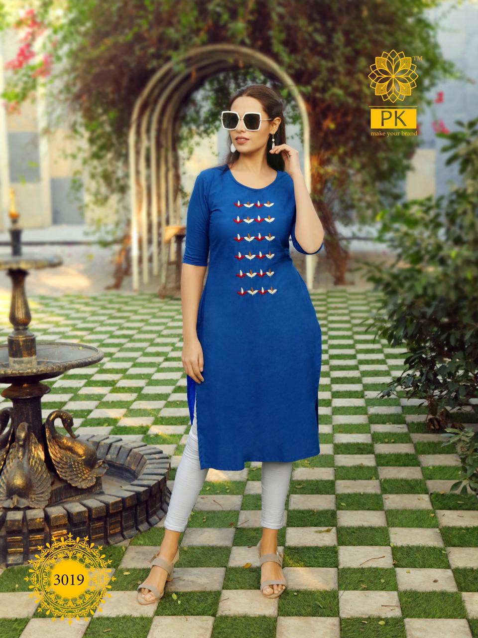Pk Presents Fashion Rainbow Vol 3  Casual Wear   Kurti Collection