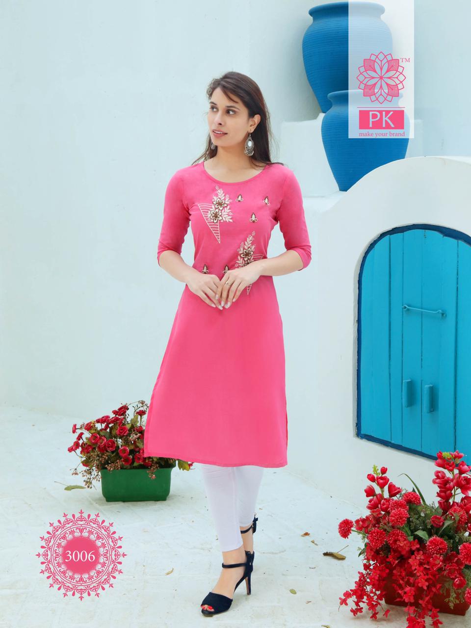 Pk Presents Fashion Rainbow Vol 3  Casual Wear   Kurti Collection