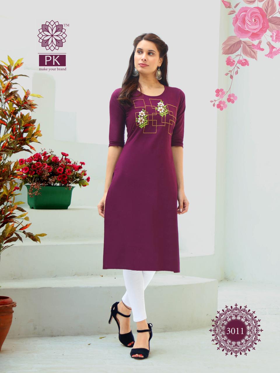 Pk Presents Fashion Rainbow Vol 3  Casual Wear   Kurti Collection