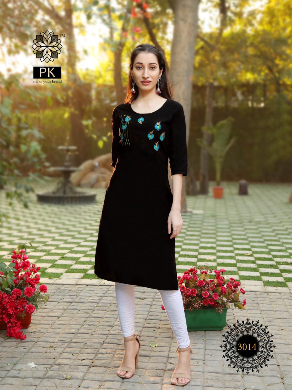 Plus Size Faux Georgette Kurti In Cream And Red Colour Sizes Available - 28  To 66