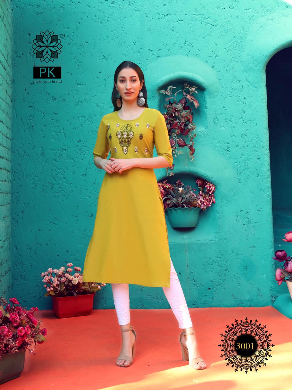 Pk Presents Fashion Rainbow Vol 3  Casual Wear   Kurti Collection