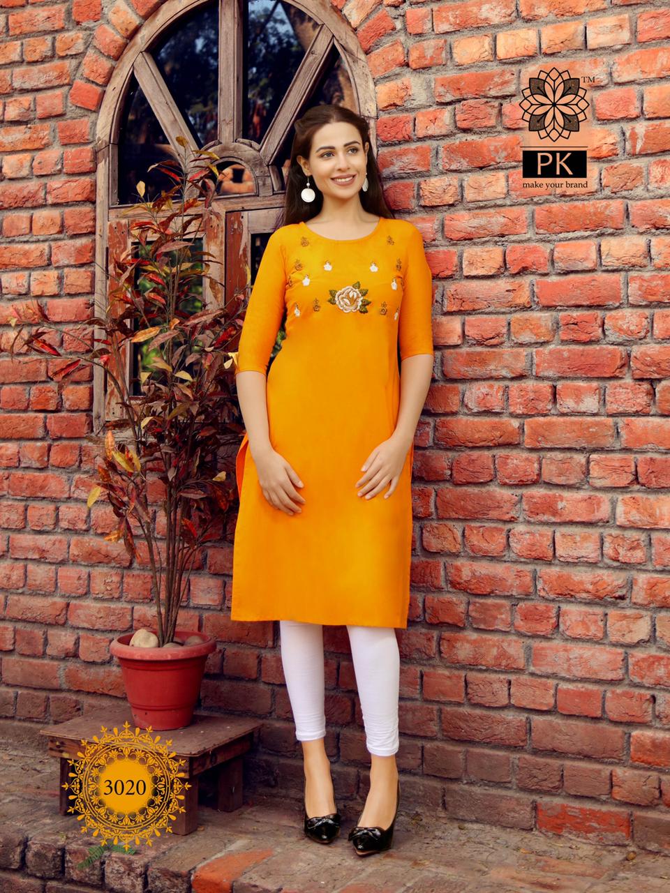 Pk Presents Fashion Rainbow Vol 3  Casual Wear   Kurti Collection