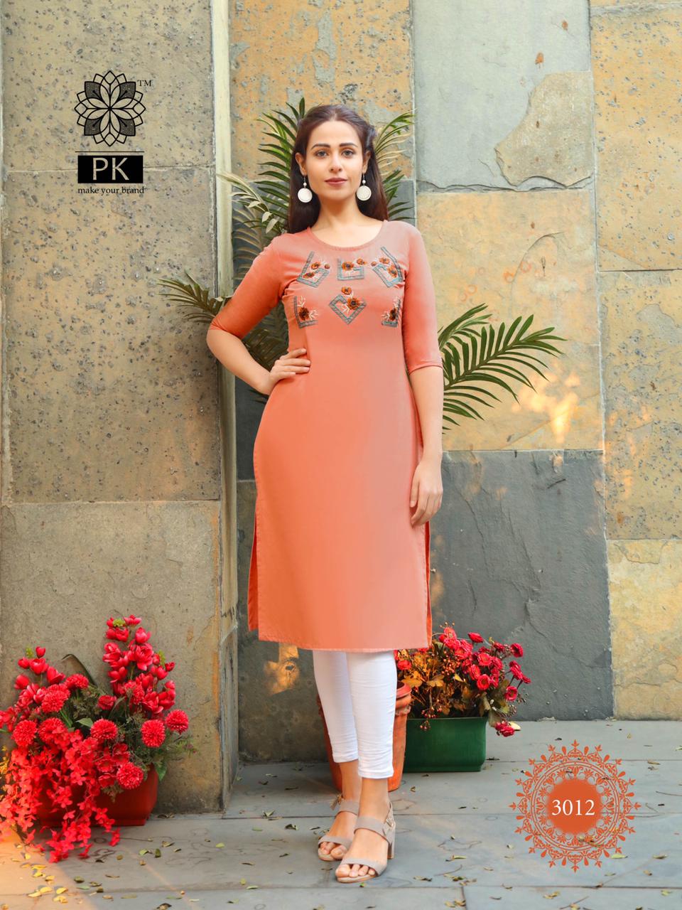 Pk Presents Fashion Rainbow Vol 3  Casual Wear   Kurti Collection