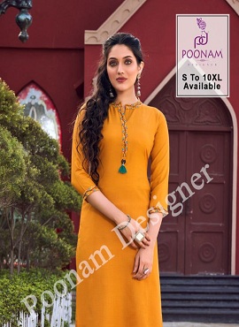 Poonam Presents Diva Vol 10  Designer Kurtis Collection