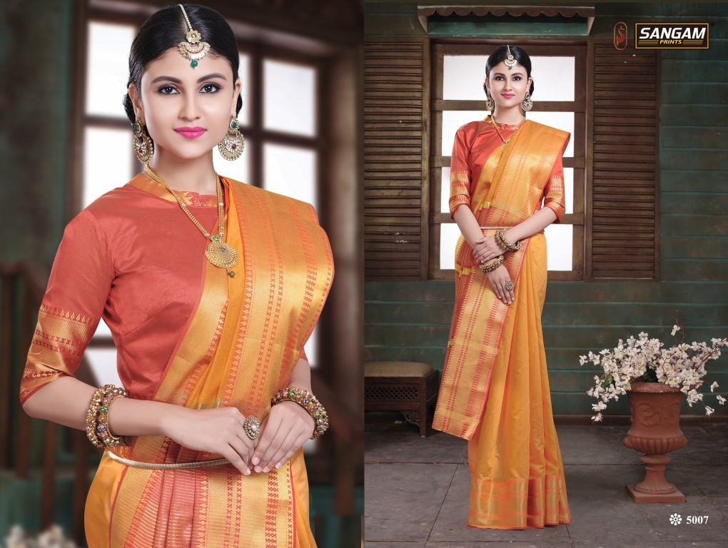 Sangam Presents Gadhwal Cotton Handloom Sarees