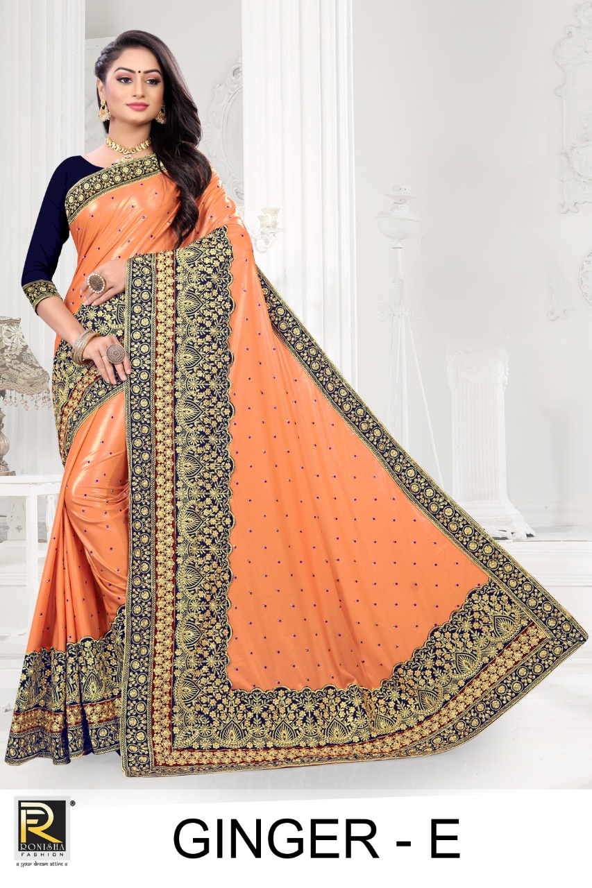 Ranjna Presents Ginger Casual Wear Saree Collection