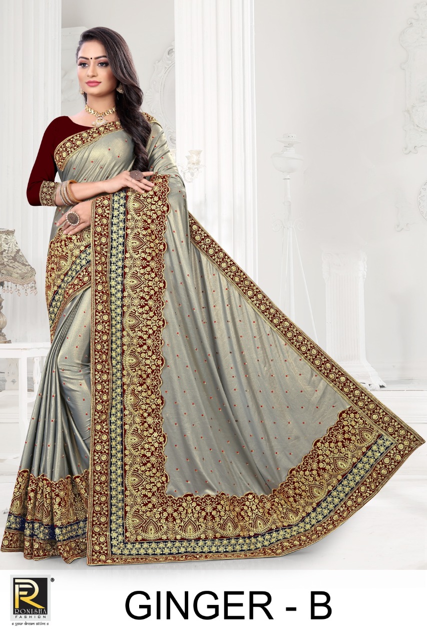 Ranjna Presents Ginger Casual Wear Saree Collection